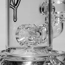 C2 Custom Creations - Fixed Daisy Jet Bubbler - 50mm - Black Drip Label - The Cave