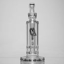 C2 Custom Creations - Mini Double Ratchet Bubbler - 38mm - Black Drip Label - The Cave