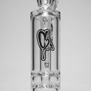 C2 Custom Creations - Double Ratchet Bubbler - 45mm - Black Drip Label - The Cave