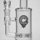 C2 Custom Creations - Fixed Circ Bubbler - 65mm - White Seed Label - The Cave