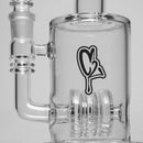 C2 Custom Creations - Fixed Big Barrel Bubbler - 80mm - Black Drip Label - The Cave