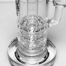 C2 Custom Creations - Triple Ratchet Bubbler - 50mm - White Seed Label - The Cave