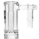 C2 Custom C. - Ashcatcher - 18/14mm - Ratchet - Black Drip - Polished - The Cave