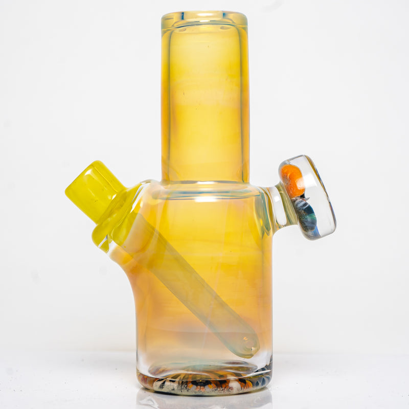 Crunklestein - Tiny Tube - Silver Fumed w/ Lemon Drop - The Cave