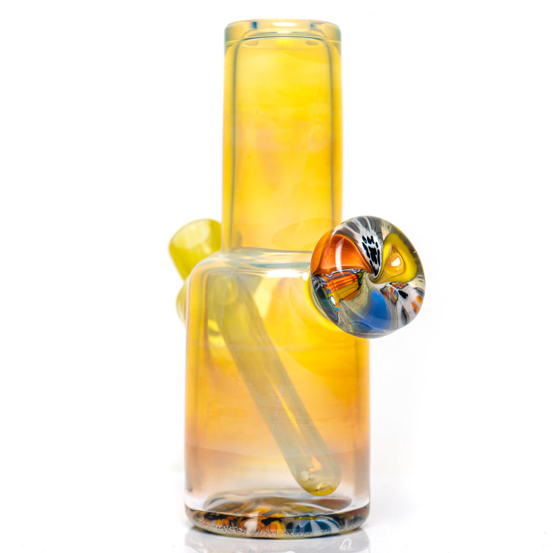 Crunklestein - Tiny Tube - Silver Fumed w/ Lemon Drop - The Cave