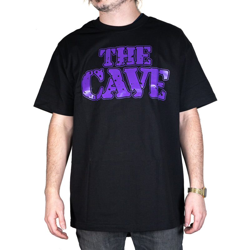 The Cave - T-Shirt - Classic Logo - Black & Purple - 4XL - The Cave