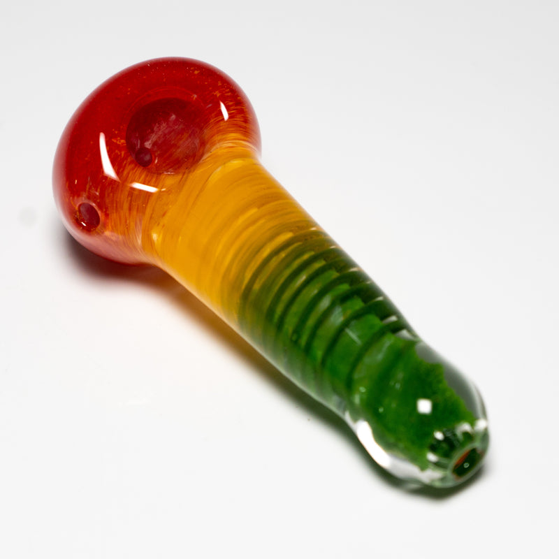 Crumb Glass Spoon - Rasta - The Cave