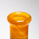 Chris Sculli x Glass Munky - Worked Beaker  - Fire Fade & Pumpkin Spice - The Cave