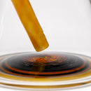 Chris Sculli x Glass Munky - Worked Beaker  - Fire Fade & Pumpkin Spice - The Cave