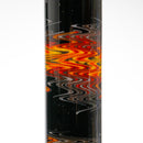 Chris Sculli x Glass Munky - Worked Beaker  - Fire Fade & Pumpkin Spice - The Cave