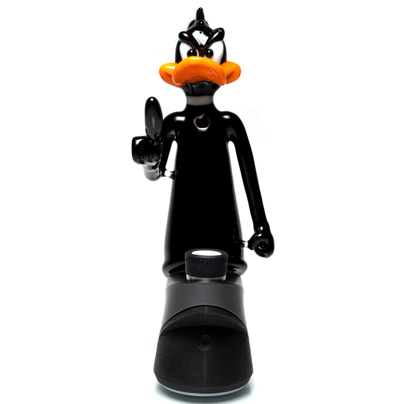 Daniels Glass Art - Sculpted Puffco Peak Top - Daffy Duck - The Cave