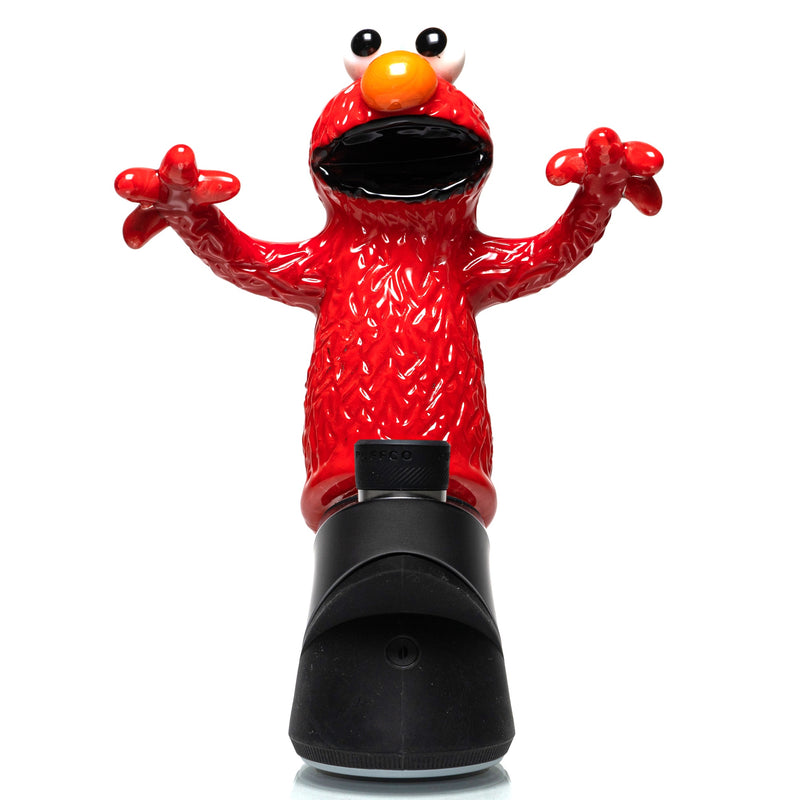 Daniels Glass Art - Sculpted Puffco Peak Top - Elmo - The Cave