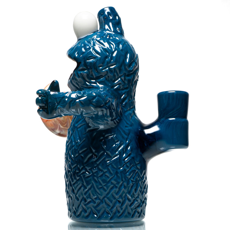 Daniels Glass Art - Sculpted Jammer - Cookie Monster - The Cave