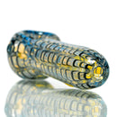 Daniels Glass Art - Fume & Rake Spoon Pipe - Black - The Cave