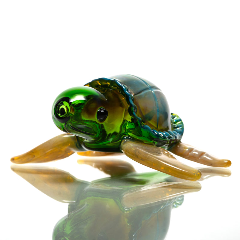 Daniels Glass Art - Sea Turtle Dry Pipe - The Cave