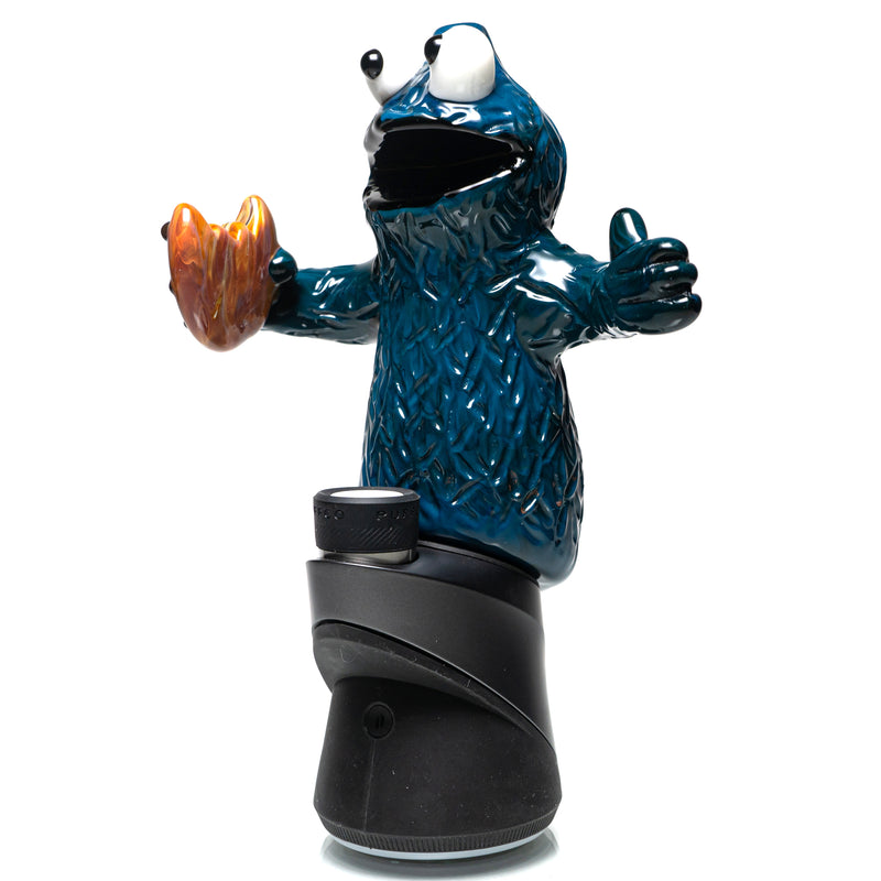 Daniels Glass Art - Sculpted Puffco Peak Top - Cookie Monster - The Cave