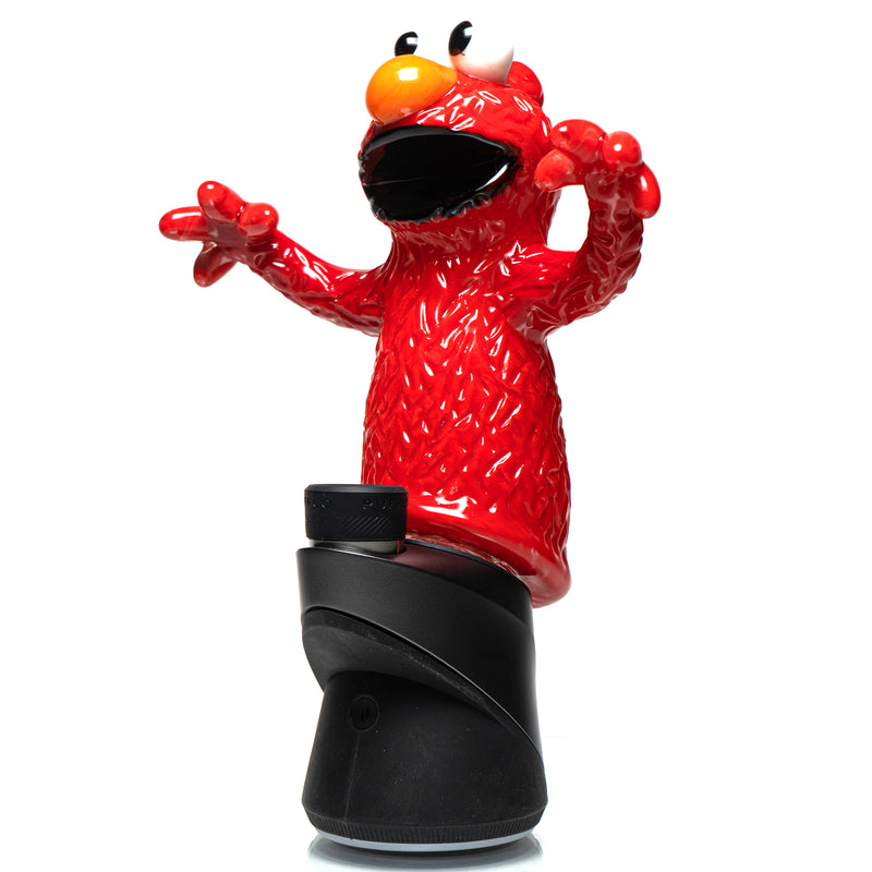 Daniels Glass Art - Sculpted Puffco Peak Top - Elmo - The Cave