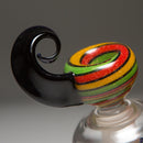 Darby - Rasta Dichroic Bubbler - The Cave