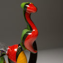 Darby - Rasta Dichroic Bubbler - The Cave