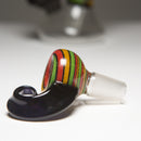 Darby - Rasta Dichroic Bubbler - The Cave