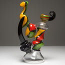 Darby - Rasta Dichroic Bubbler - The Cave