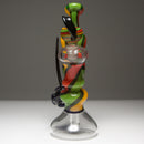 Darby - Rasta Dichroic Bubbler - The Cave