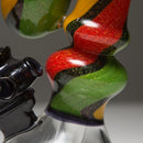 Darby - Rasta Dichroic Bubbler - The Cave