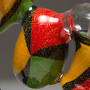 Darby - Rasta Dichroic Bubbler - The Cave