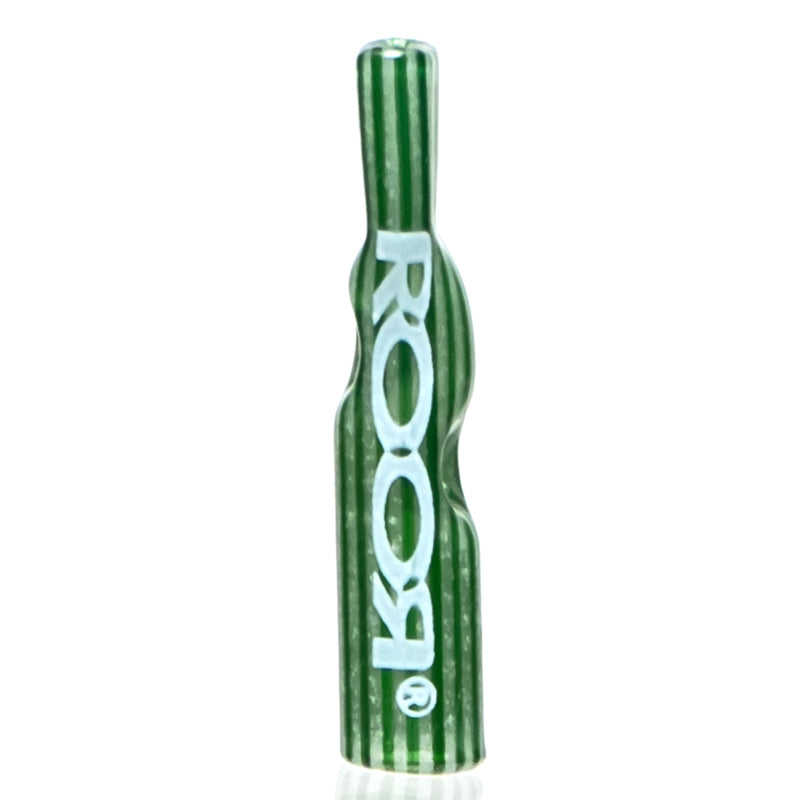 ROOR - Custom Tips - Flat Tip - Glow in the Dark Green Linework