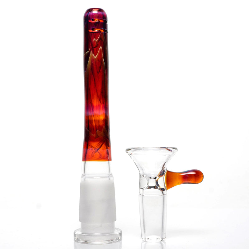 Geos Glass - Mini Hitter - Amber Purple