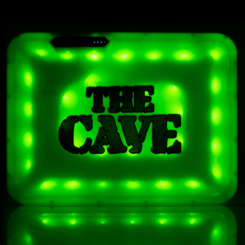 The Cave Smoke Shop - Glow Tray - Yellow - The Cave