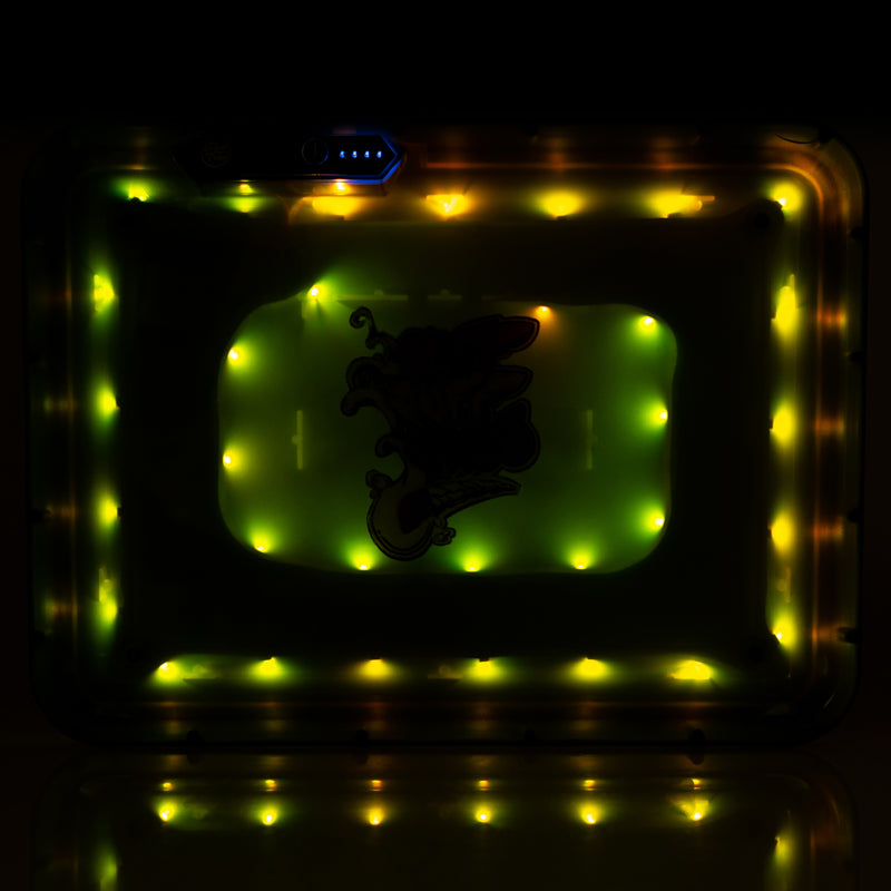 Puff Puff Pass - Glow Tray - Black - The Cave