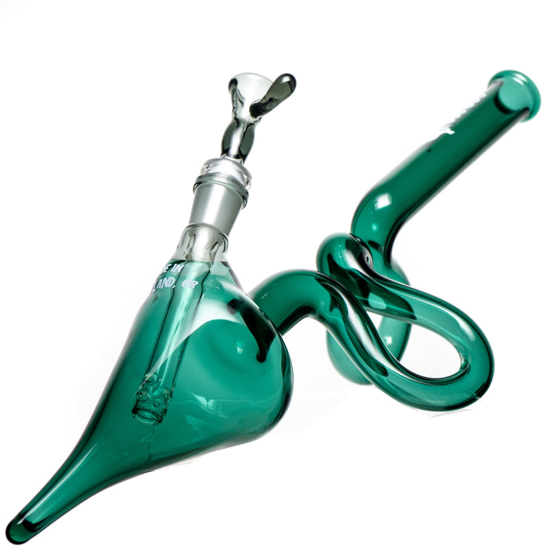 Goo Roo Designs - Tot Lay Down Waterpipe - Teal - The Cave