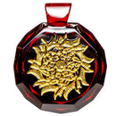 Green T Glass - Faceted Pendant - Anubis - Pomegranate - The Cave