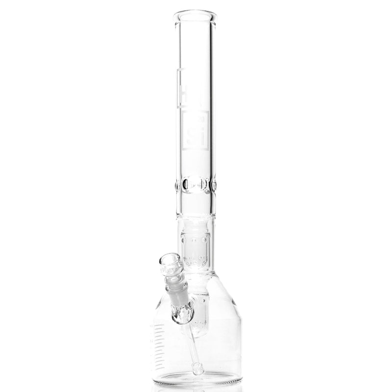 HiSi Glass - 18" Beaker - Triple U Perc - The Cave