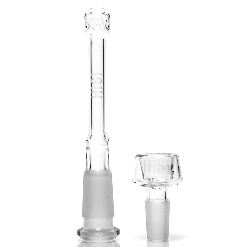 HiSi Glass - 17" Straight - Jr. Triple Bell Perc 2.0 - The Cave