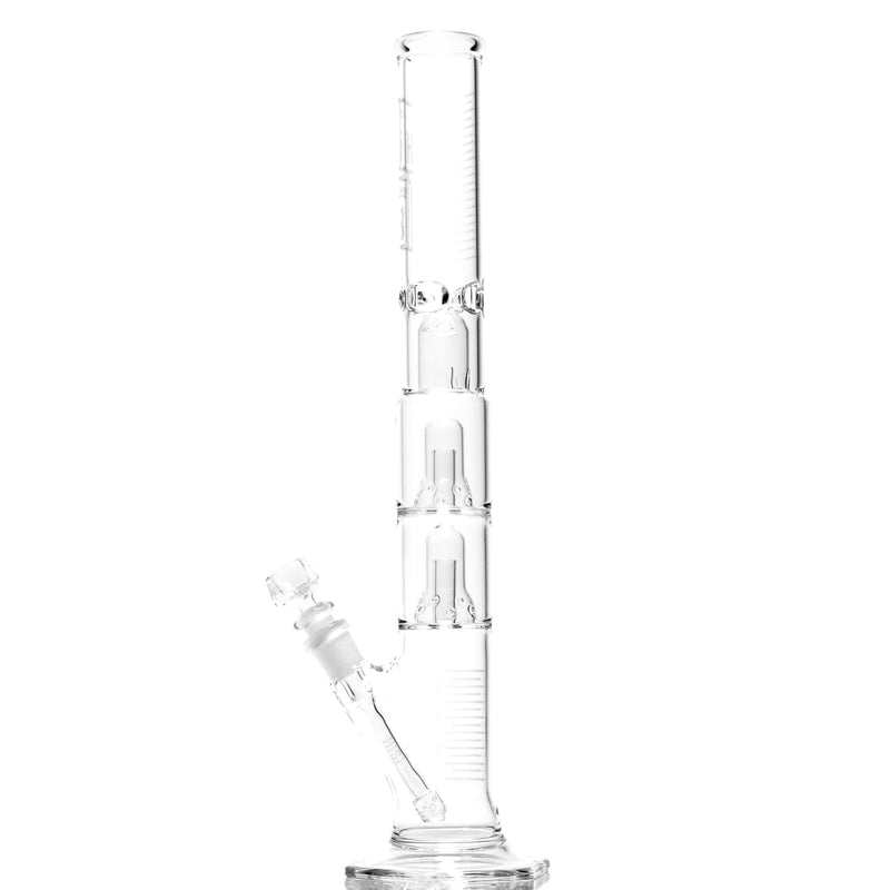 HiSi Glass - 17" Straight - Jr. Triple Bell Perc 2.0 - The Cave