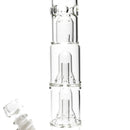 HiSi Glass - 17" Straight - Jr. Triple Bell Perc 2.0 - The Cave