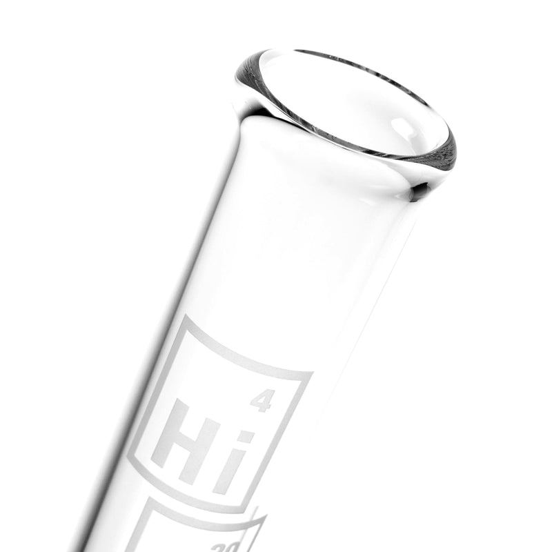 HiSi Glass - 16" Straight Tube - 50x5mm - The Cave