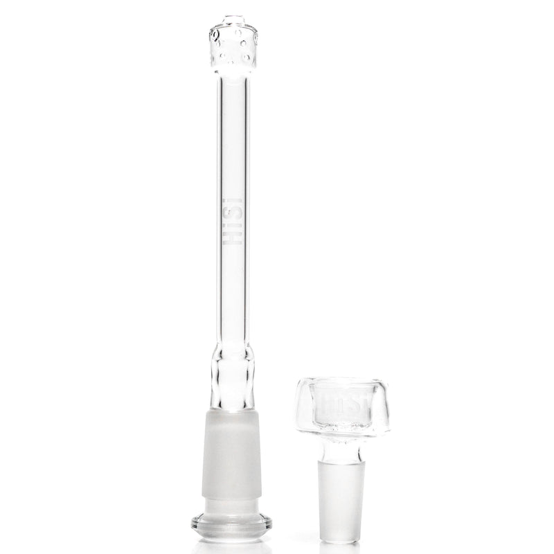 HiSi Glass - 21" Straight Tube - Triple U Perc - The Cave