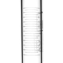 HiSi Glass - 15" Straight Tube - Jr. Double U Perc - The Cave