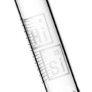 HiSi Glass - 15" Straight Tube - Jr. Double U Perc - The Cave