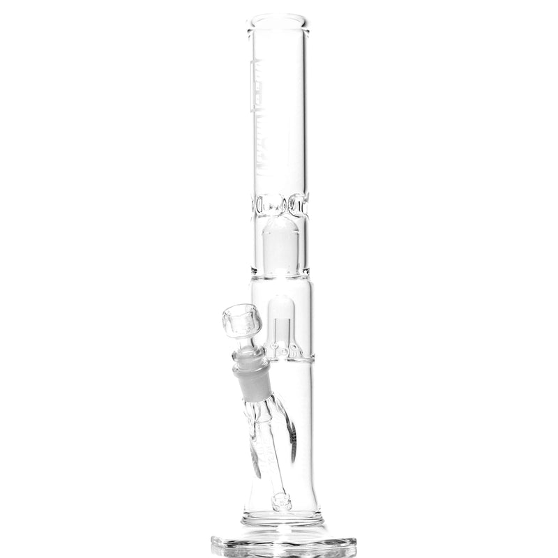 HiSi Glass - 15" Straight Tube - Jr. Double Bell Perc 2.0 - The Cave