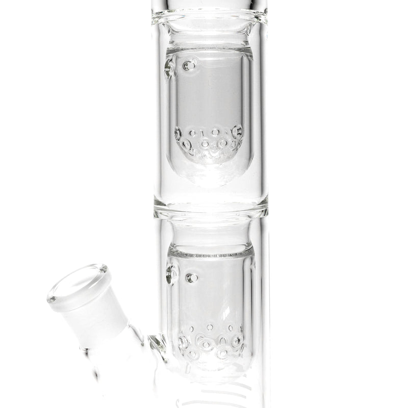 HiSi Glass - 21" Straight Tube - Triple U Perc - The Cave