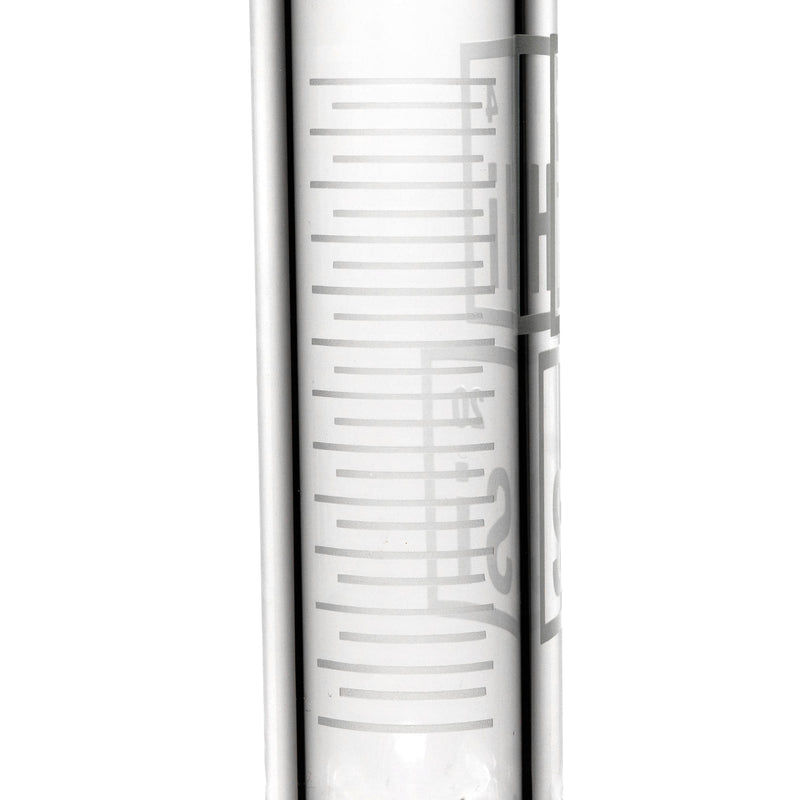 HiSi Glass - 21" Straight Tube - Triple U Perc - The Cave