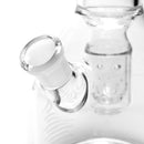 HiSi Glass - 15" Beaker - Double U Perc - The Cave