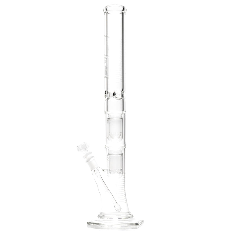 HiSi Glass - 21" Straight Tube - Triple U Perc - The Cave