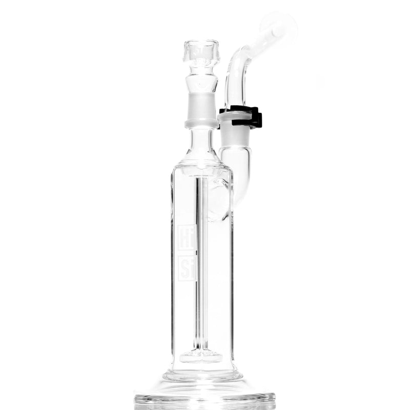 HiSi Glass - 8" Halo Bubbler w/ Removable Mouthpiece - The Cave