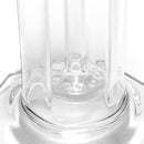 HiSi Glass - 8" Halo Bubbler w/ Removable Mouthpiece - The Cave