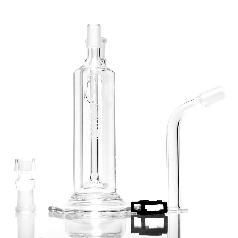 HiSi Glass - 8" Halo Bubbler w/ Removable Mouthpiece - The Cave